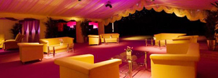 Marquee with Luxury Furnishings
