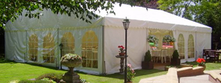 Marquee in Garden