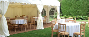 Garden Event with Open Marquee