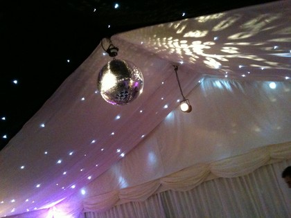 Hireable Marquee Disco Ball