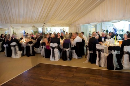 White and Black Chair Covers