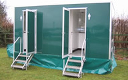 Luxury Portable Toilets Exterior